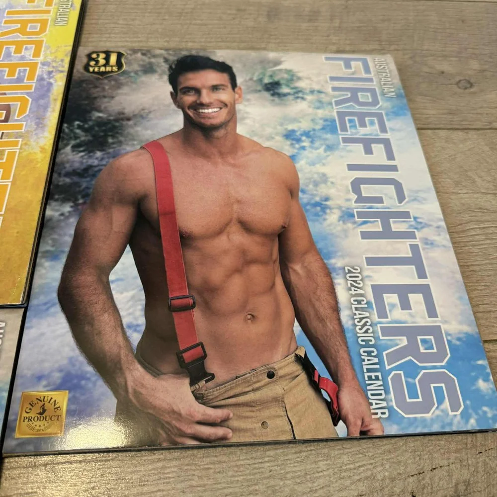 Australian Firefighters 2024 Dog Calendar Multicolor